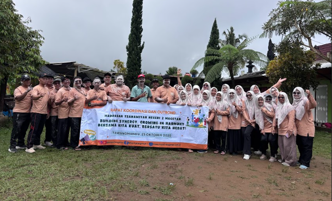 Rapat Koordinasi dan Outbound MTsN 2 Magetan: Building Synergy, Growing in Harmony