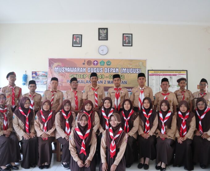 Musyawarah Gugus Depan 07.049–07.050 MTsN 2 Magetan: Wujudkan Regenerasi Pramuka yang Berkarakter dan Cakap