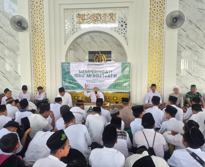 MTsN 2 Magetan Peringati Isra’ Mi’raj 1447 H, Teguhkan Makna Sholat sebagai Cahaya Kehidupan