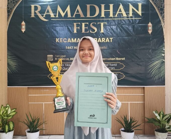 Siswa MTsN 2 Magetan Raih Prestasi pada Lomba Tilawah Ramadhan Fest Kecamatan Barat 2026